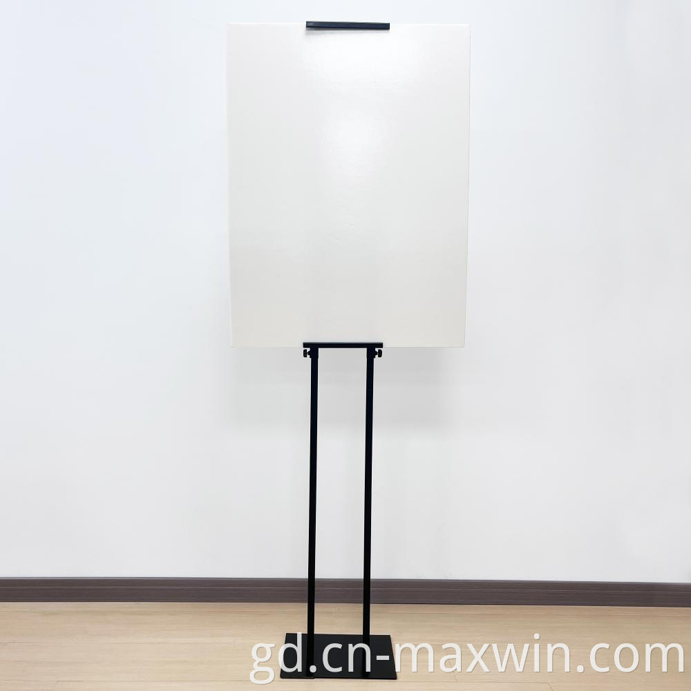 Bidh postair postair a 'seasamh le frèam postair Pedestal Poster Stand With Poster Frame